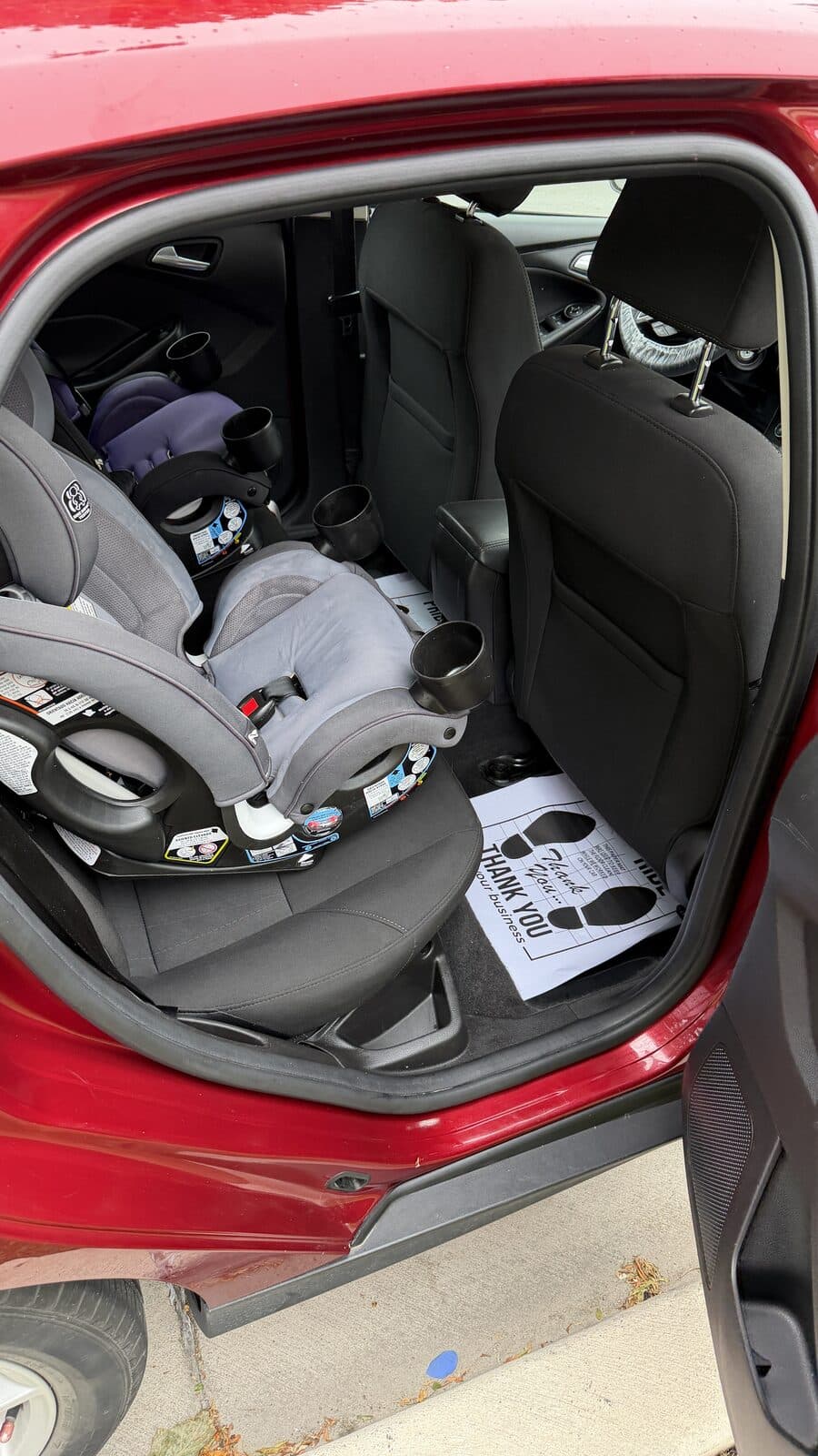 Ford Focus interior after detailing