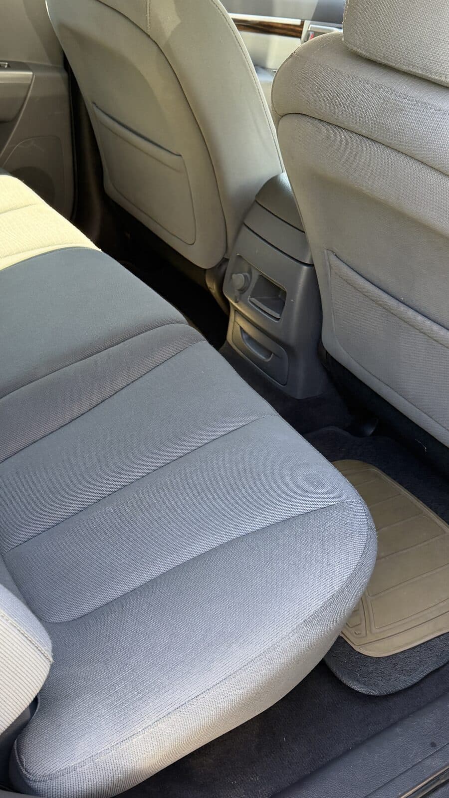 Hyundai Santa Fe interior after detailing